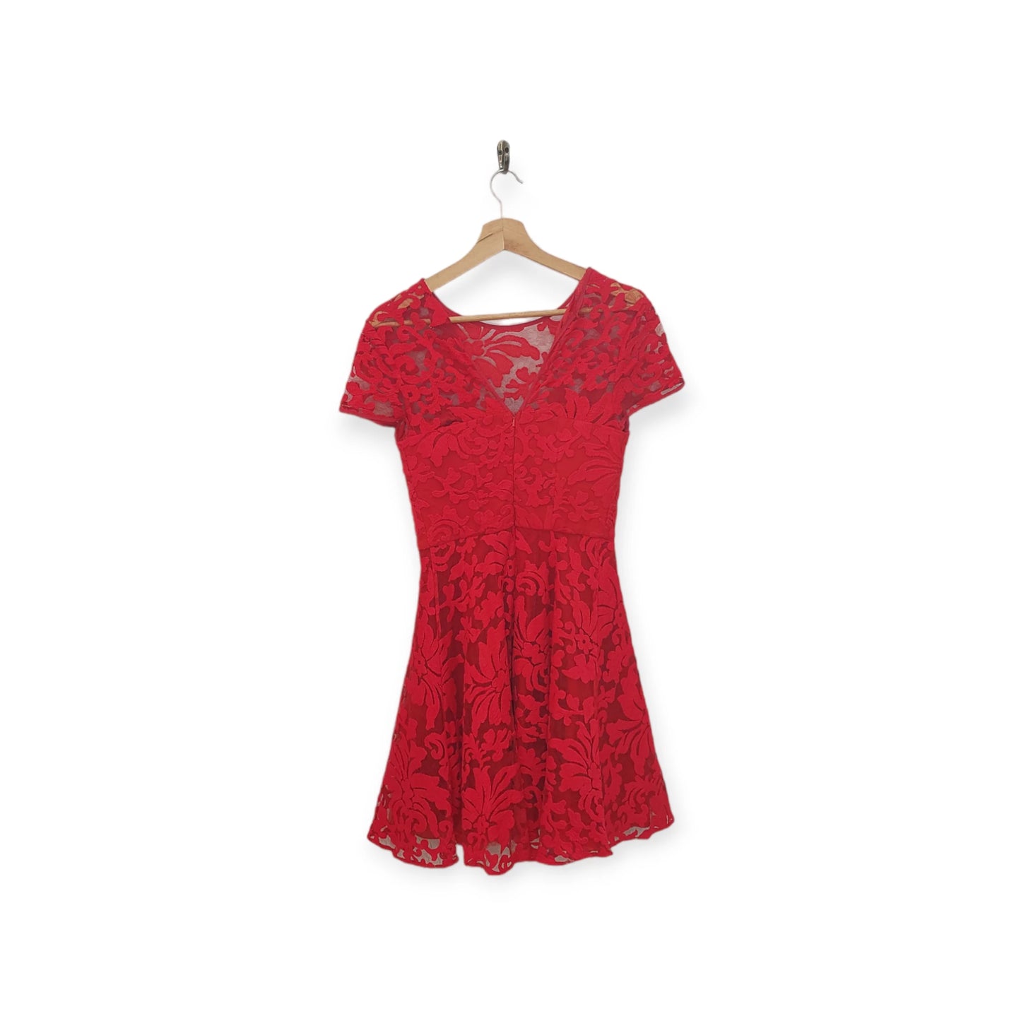 שמלה אדומה ללא תווית | מידה XS