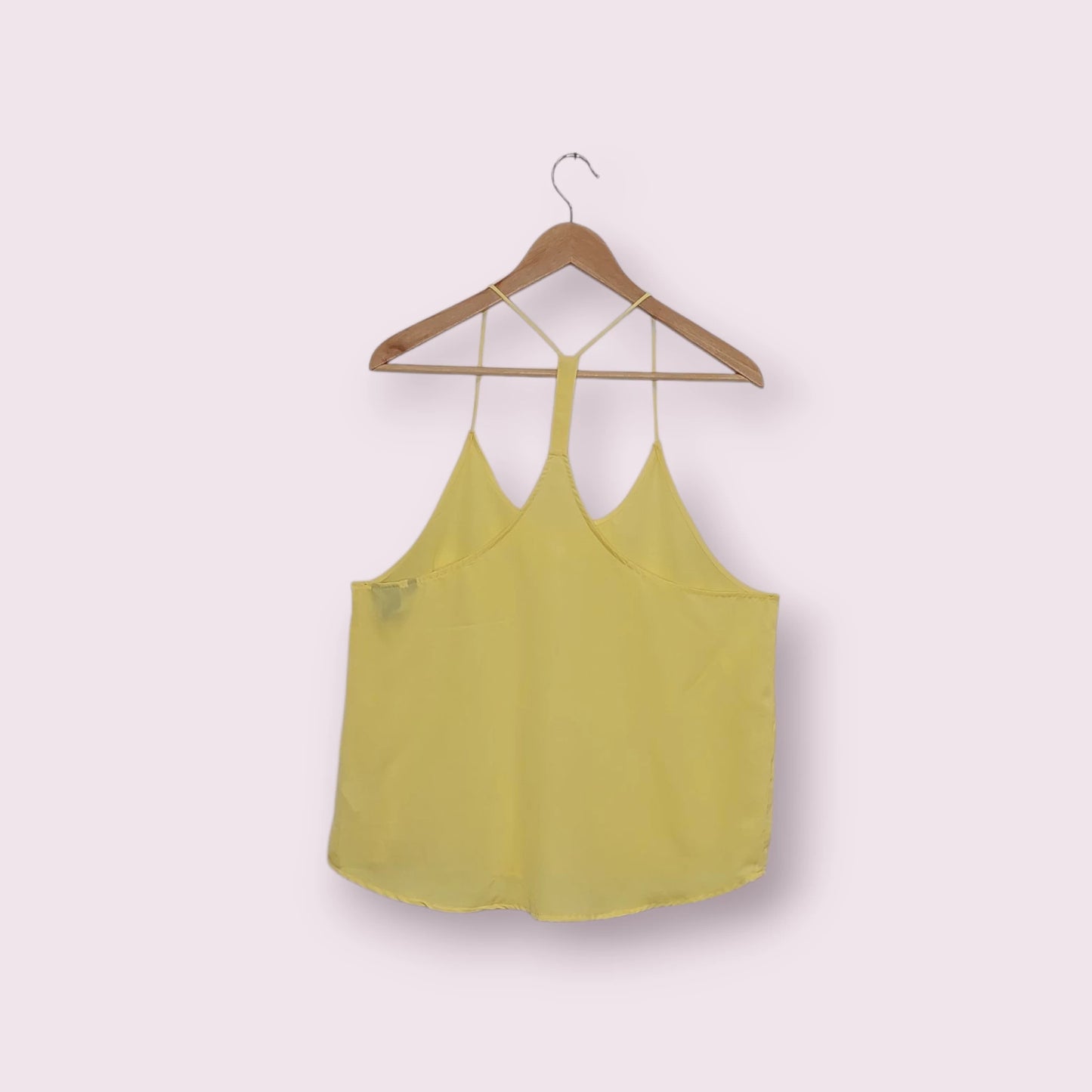 חולצה צהובה שקופה H&M | מידה XL