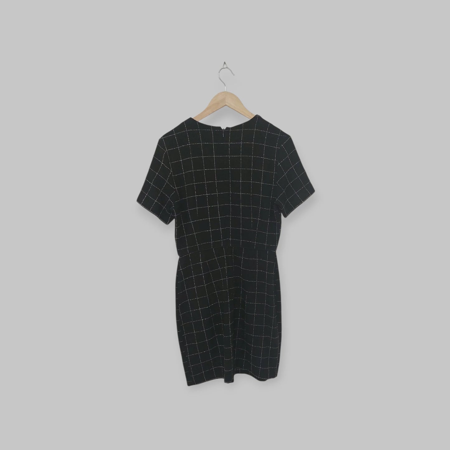 שמלת מידי משבצות H&M | מידה M