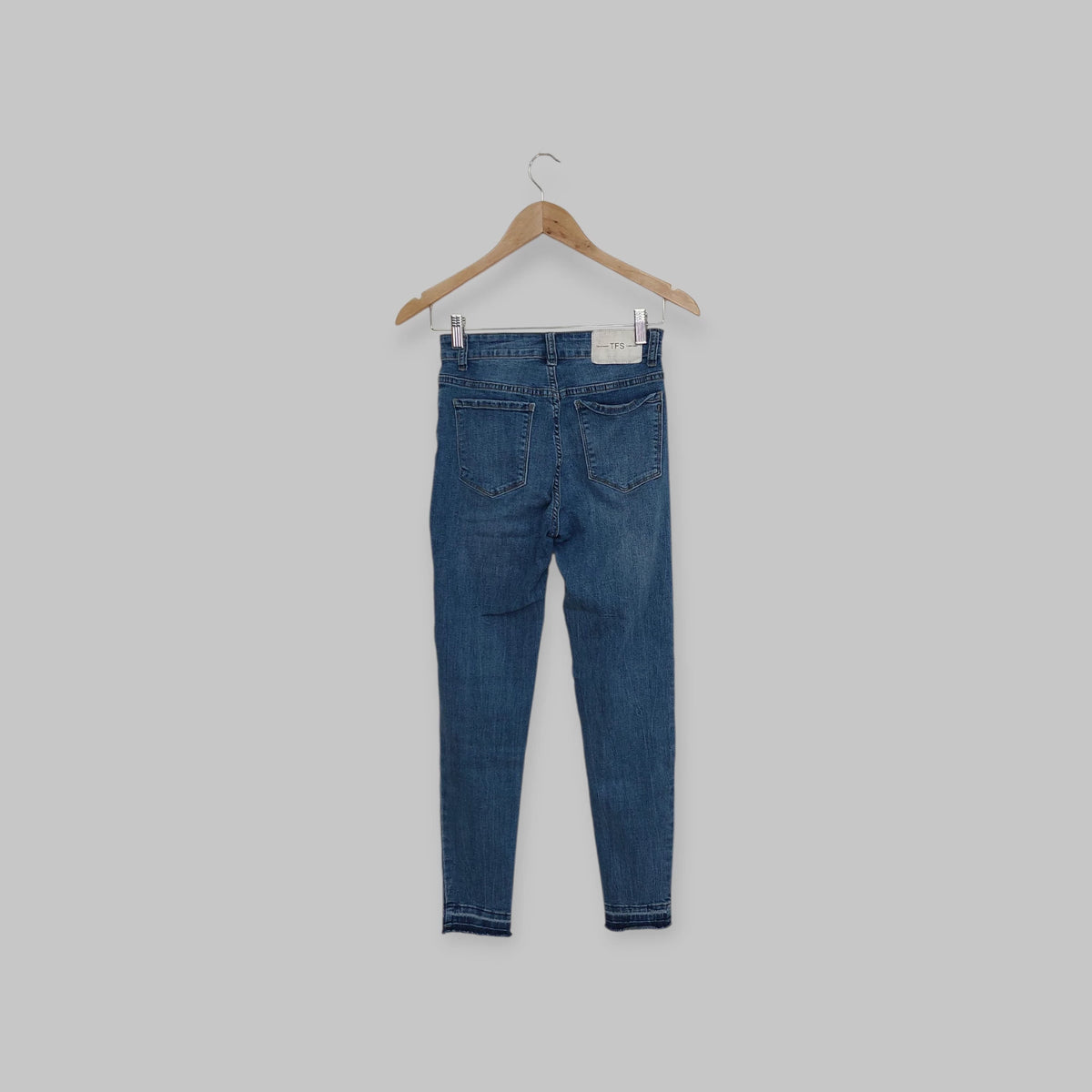بنطلون جينز أزرق طويل TWENTY FOUR SEVEN | مقاس 36