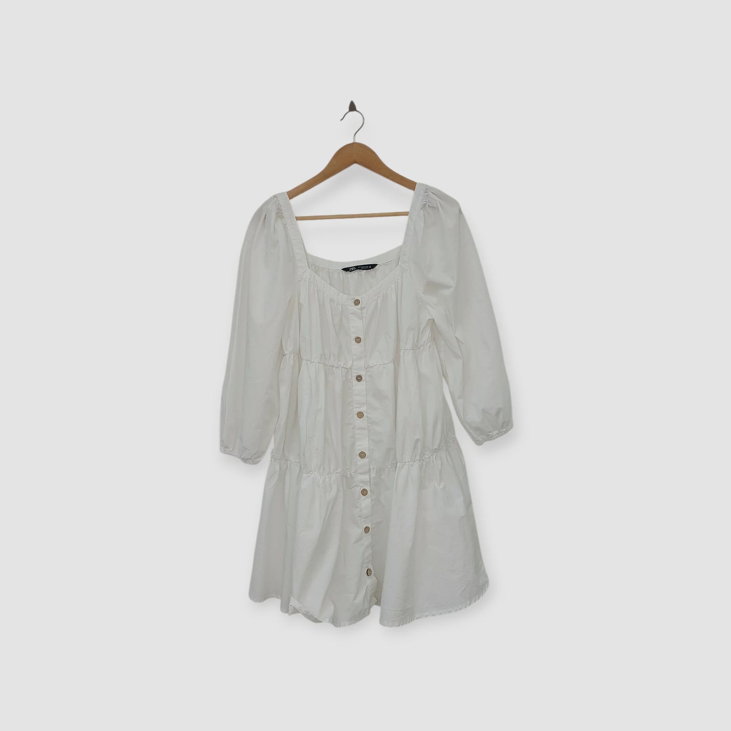 שמלת מיני לבן, ZARA | מידה M