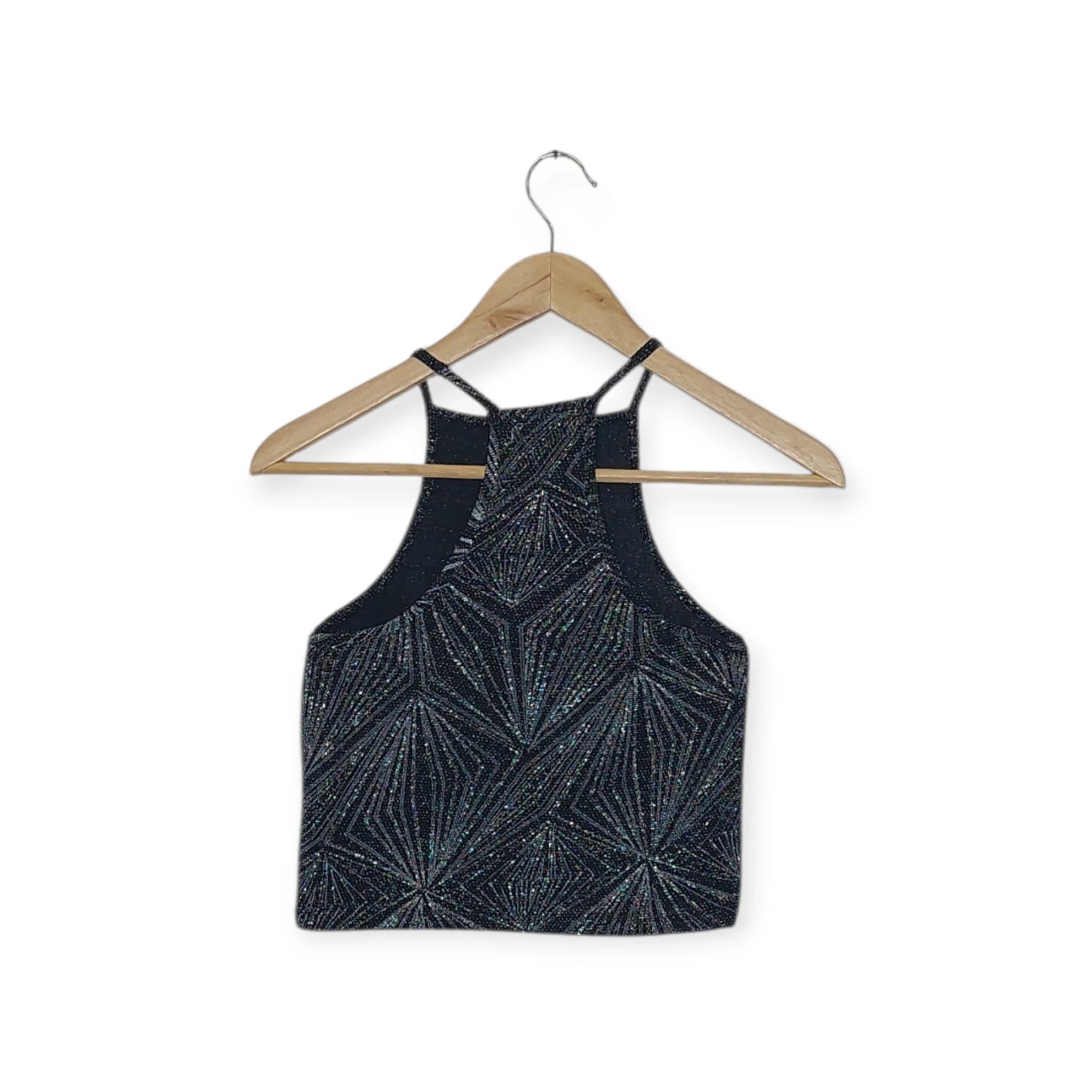 גופייה, צבע שחור וכסוף | מידה S