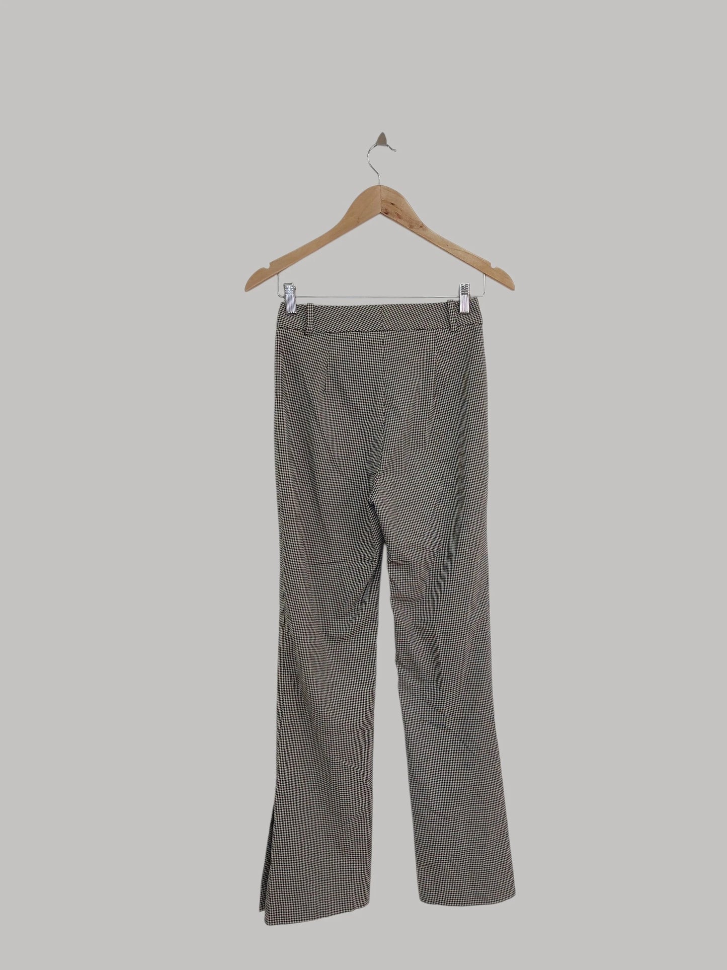 מכנסיים ארוכים משבצות Zara | מידה XS