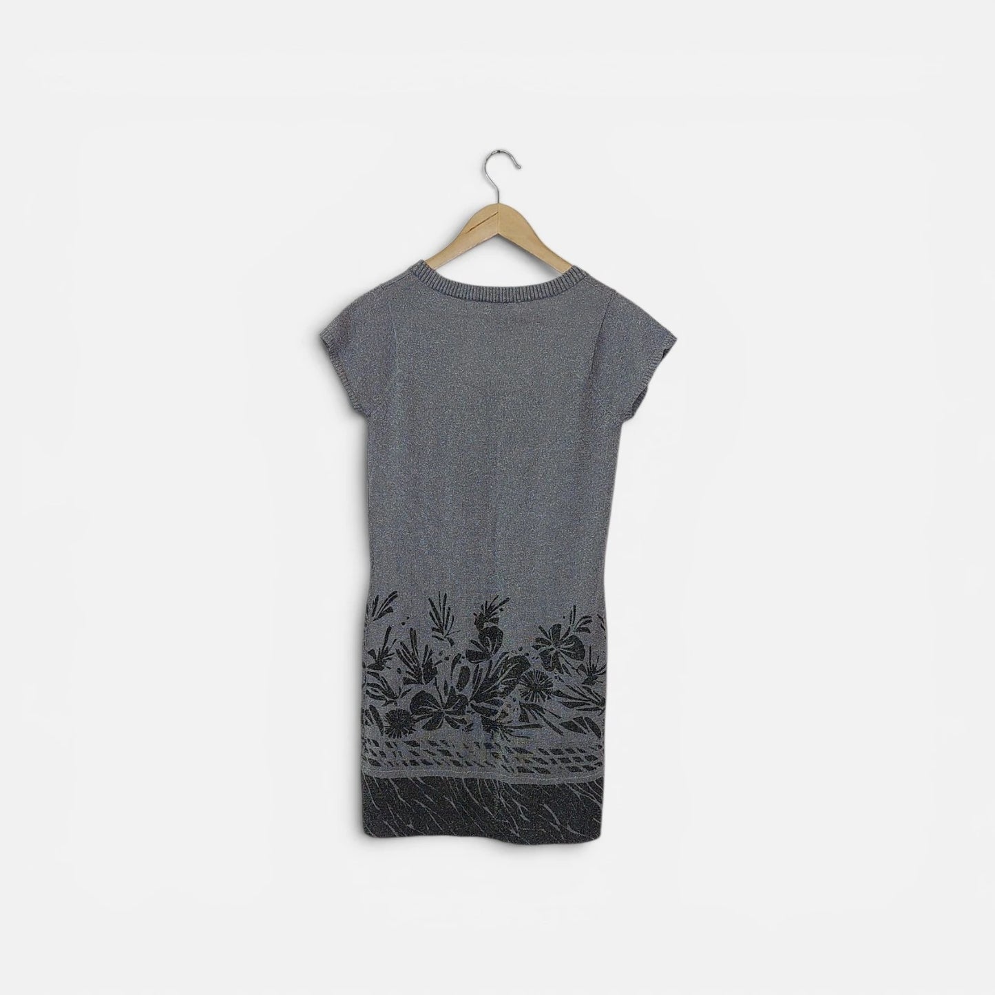 שמלת מידי, צבע כסוף | מידה S