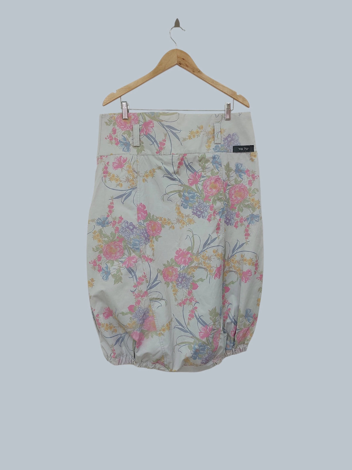 חצאית מקסי פרחוני צור" מידה: 3 | מידה L