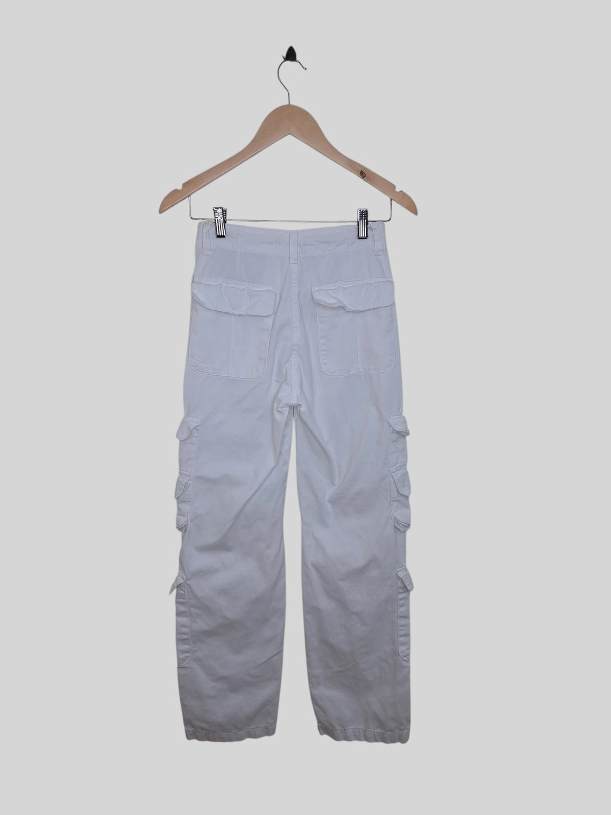 מכנס דגמ״ח לבן PULL&BEAR | מידה XS