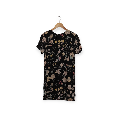 שמלה פרחונית, שרוול קצר מידה34 H&M | מידה XS