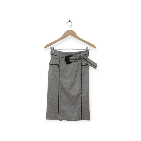 חצאית מידי אפורה ZARA | מידה XS