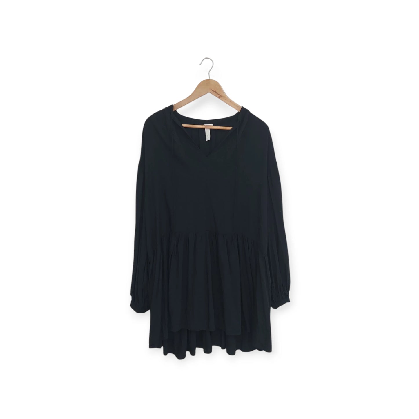 فستان ميدي أسود من H&M | مقاس 40