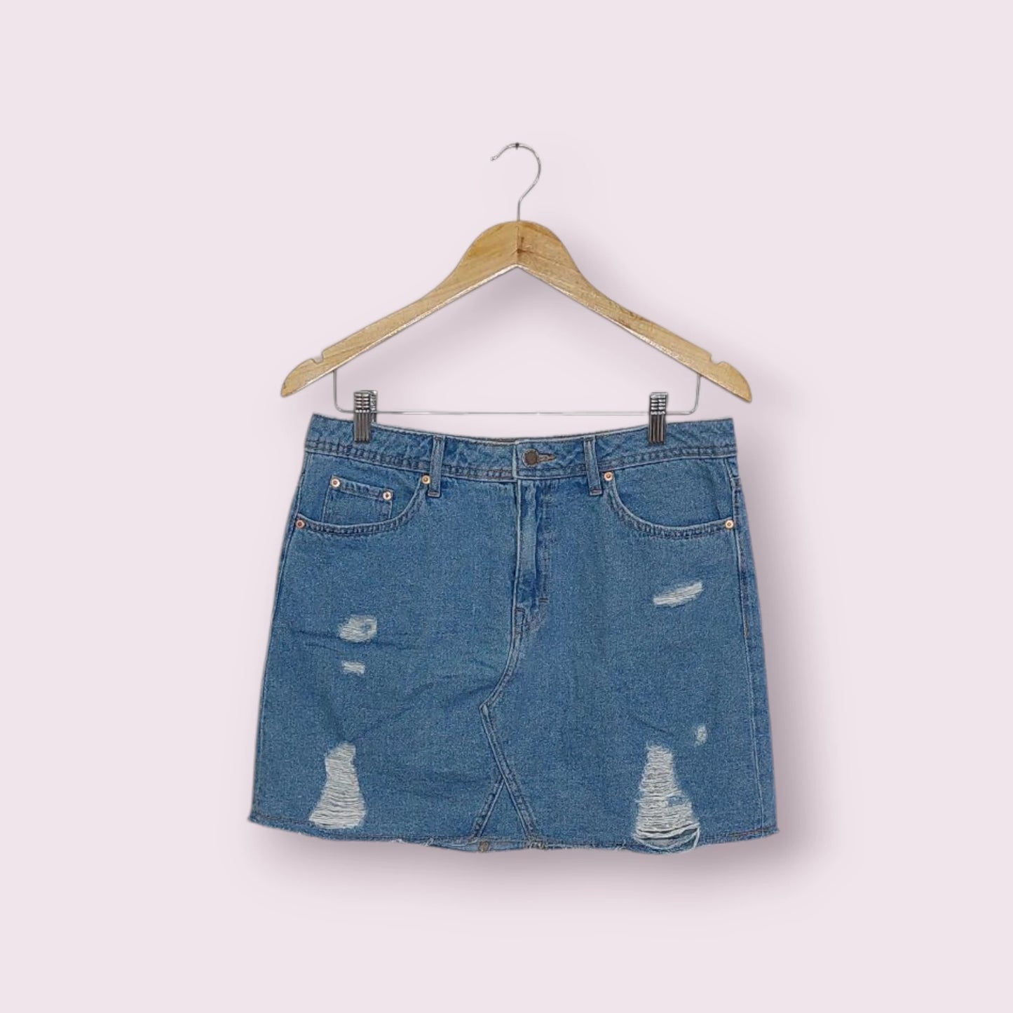 חצאית מיני ג'ינס מידה: 40 מותג:H&M | מידה 40