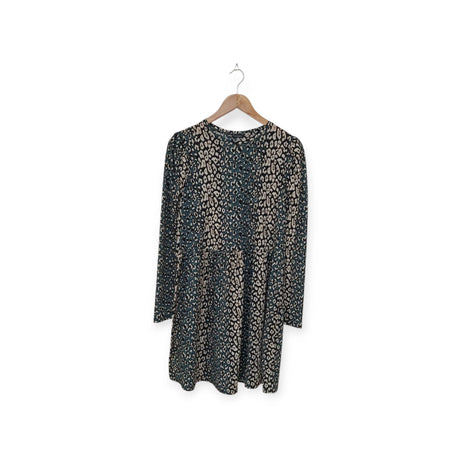 فستان زارا قصير بنقشات | مقاس S