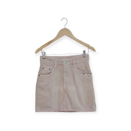 חצאית מיני ג'ינס ורודה ZARA | מידה S