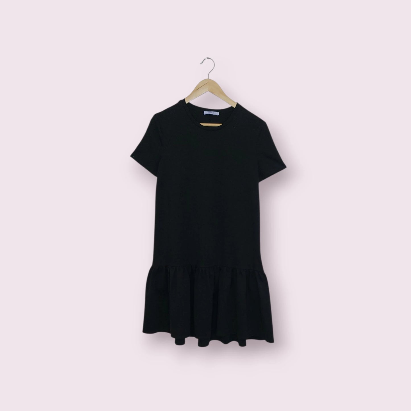 فستان ميدي أسود ZARA | مقاس S
