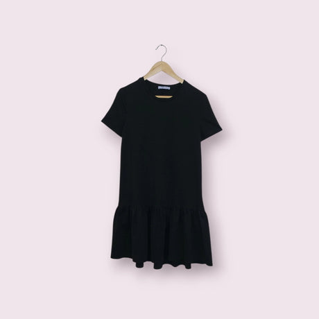 فستان ميدي أسود ZARA | مقاس S