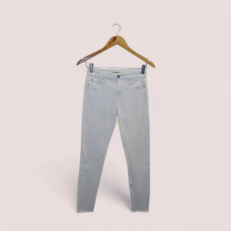 بنطلون جينز أبيض PULL&BEAR | مقاس 36