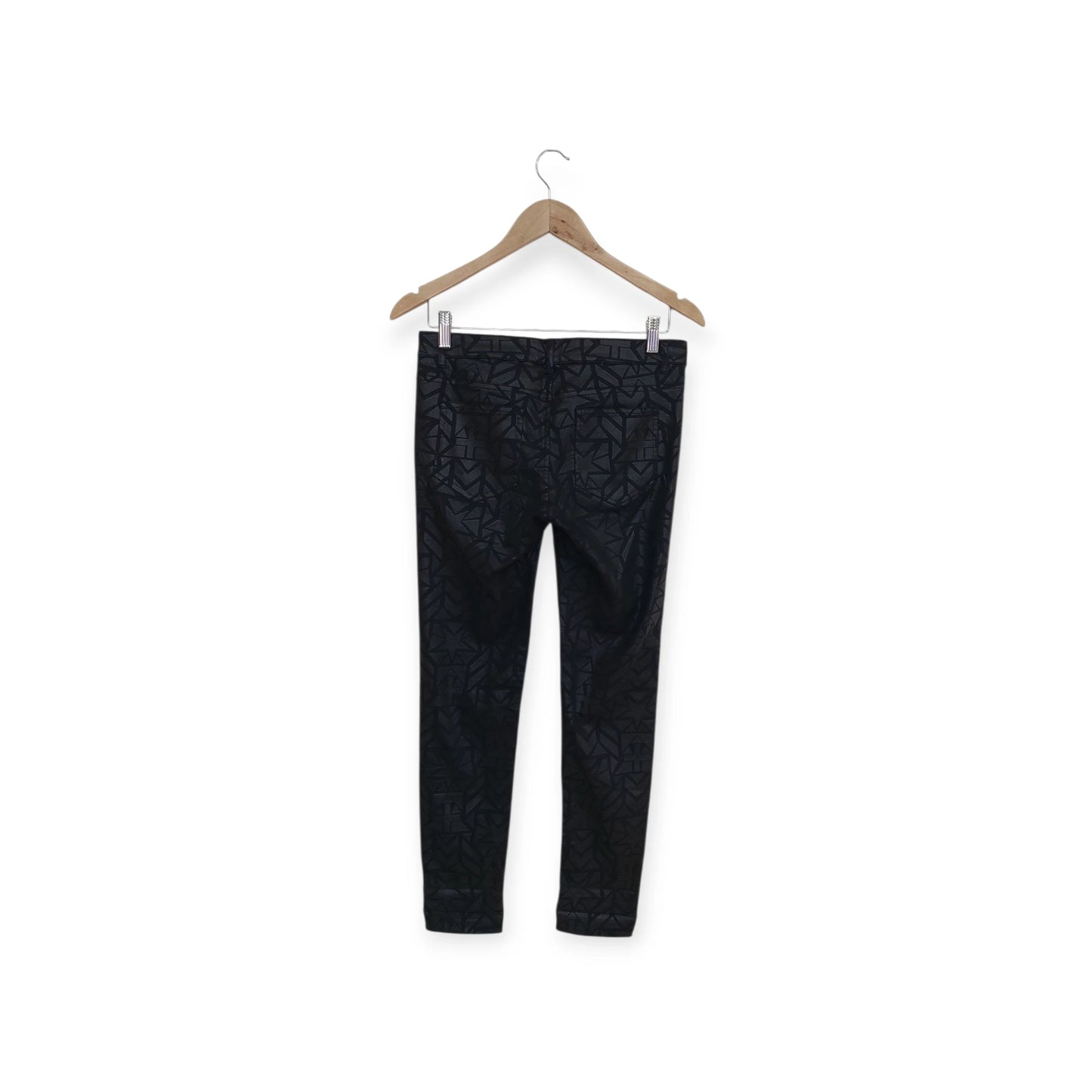 بنطال أنيق مطبوع أسود H&M | مقاس 38