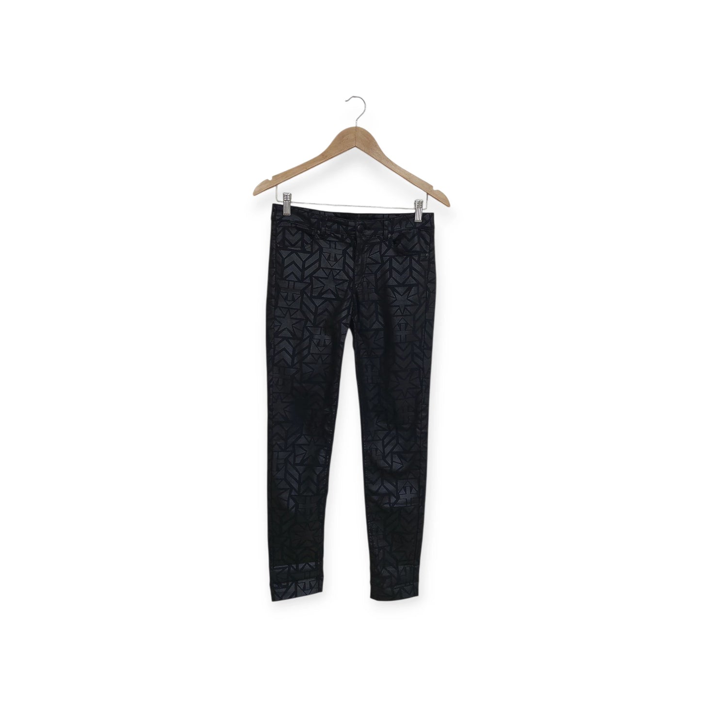 بنطال أنيق مطبوع أسود H&M | مقاس 38