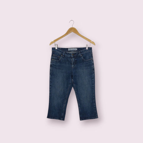 מכנסי ג'ינס בצבע כחול 7/8 | מידה 26
