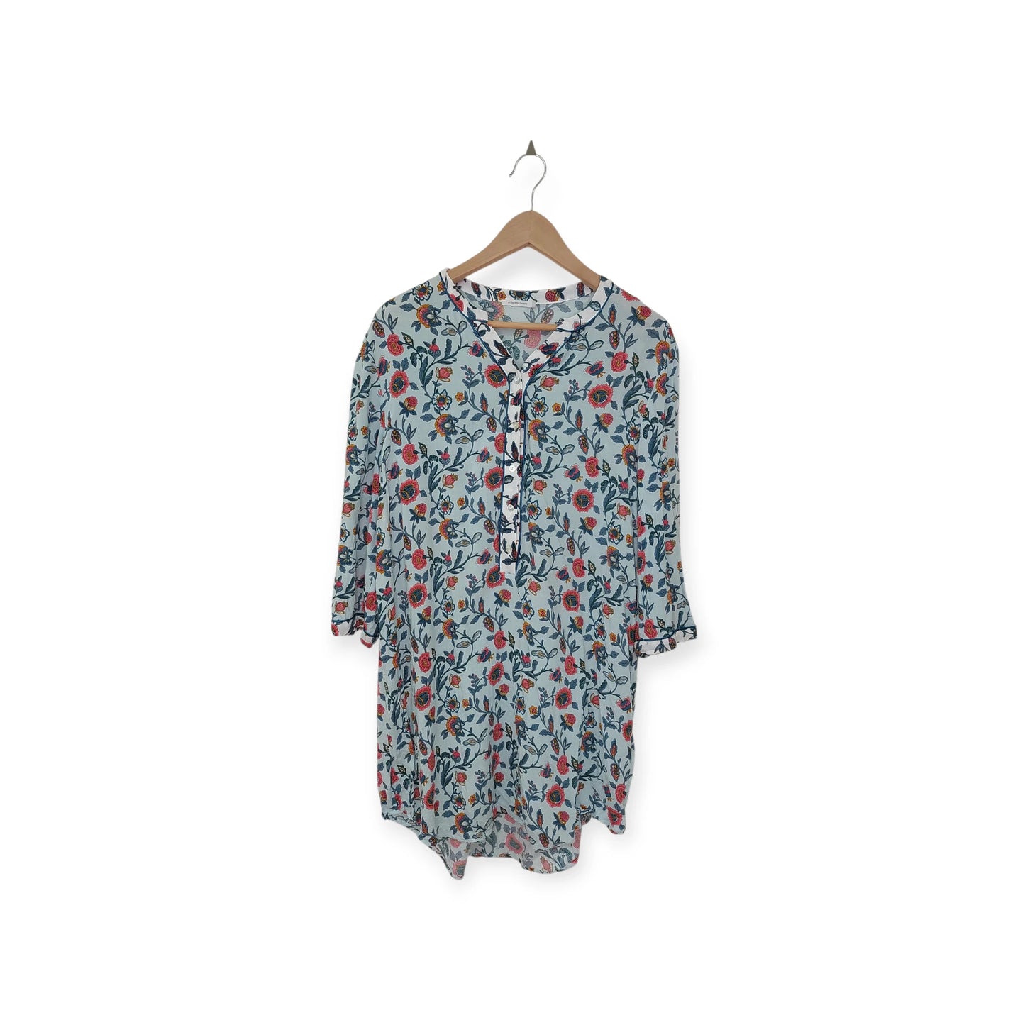 بلوزة زهور بأزرار MONOPRIX FEMME | مقاس 42