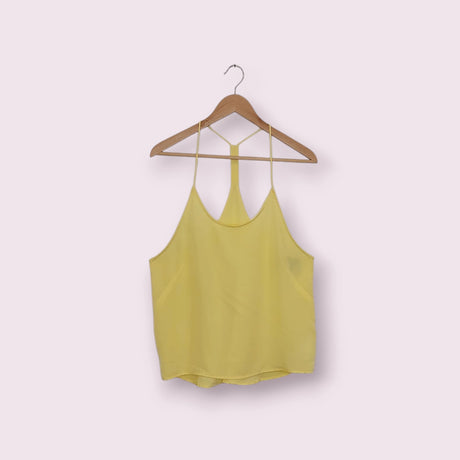 חולצה צהובה  שקופה H&M | מידה 44