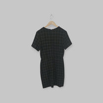 שמלת מידי משבצות H&M | מידה 38