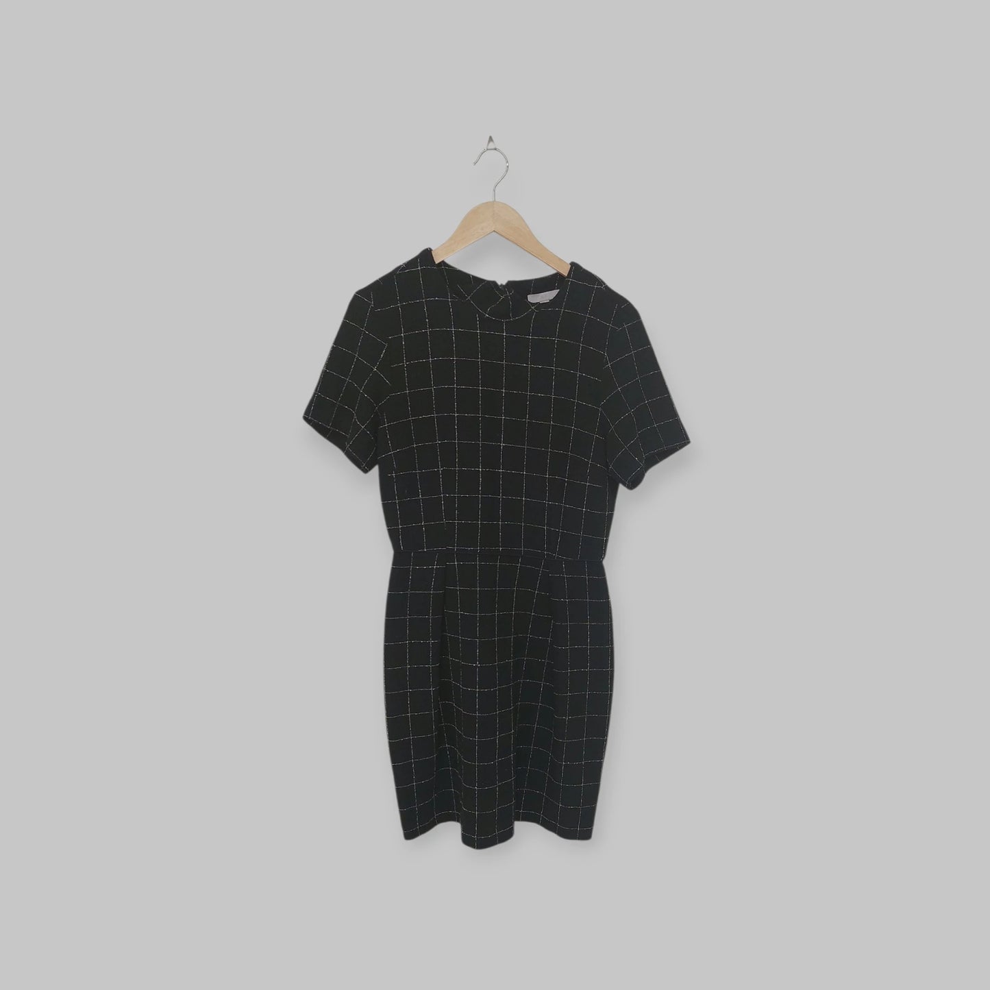 שמלת מידי משבצות H&M | מידה 38
