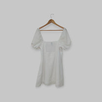 فستان أبيض قصير، H&M | مقاس 40