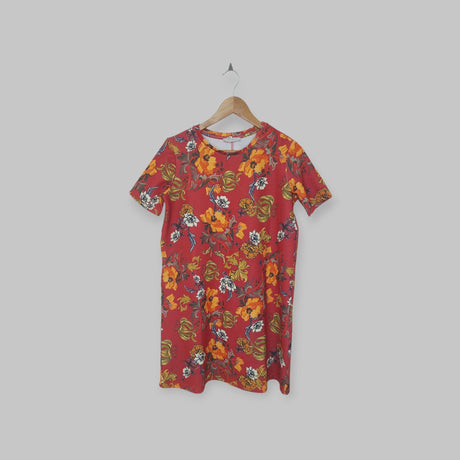 שמלת מיני פרחונית ZARA | מידה S