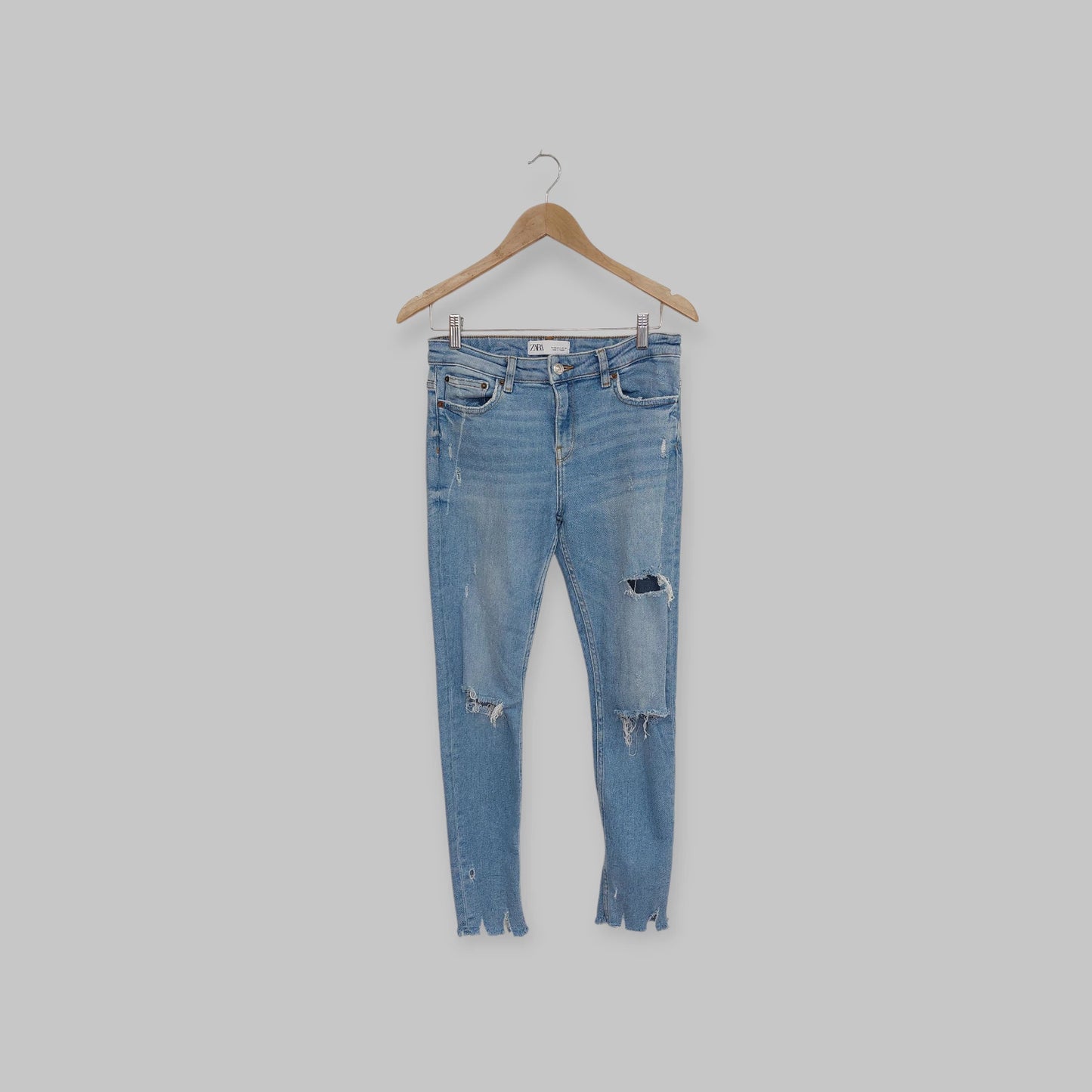 מכנס ג'ינס תכלת ZARA | מידה 38