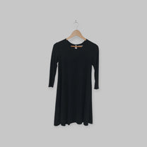 שמלת מיני שחורה BERSHKA | מידה S