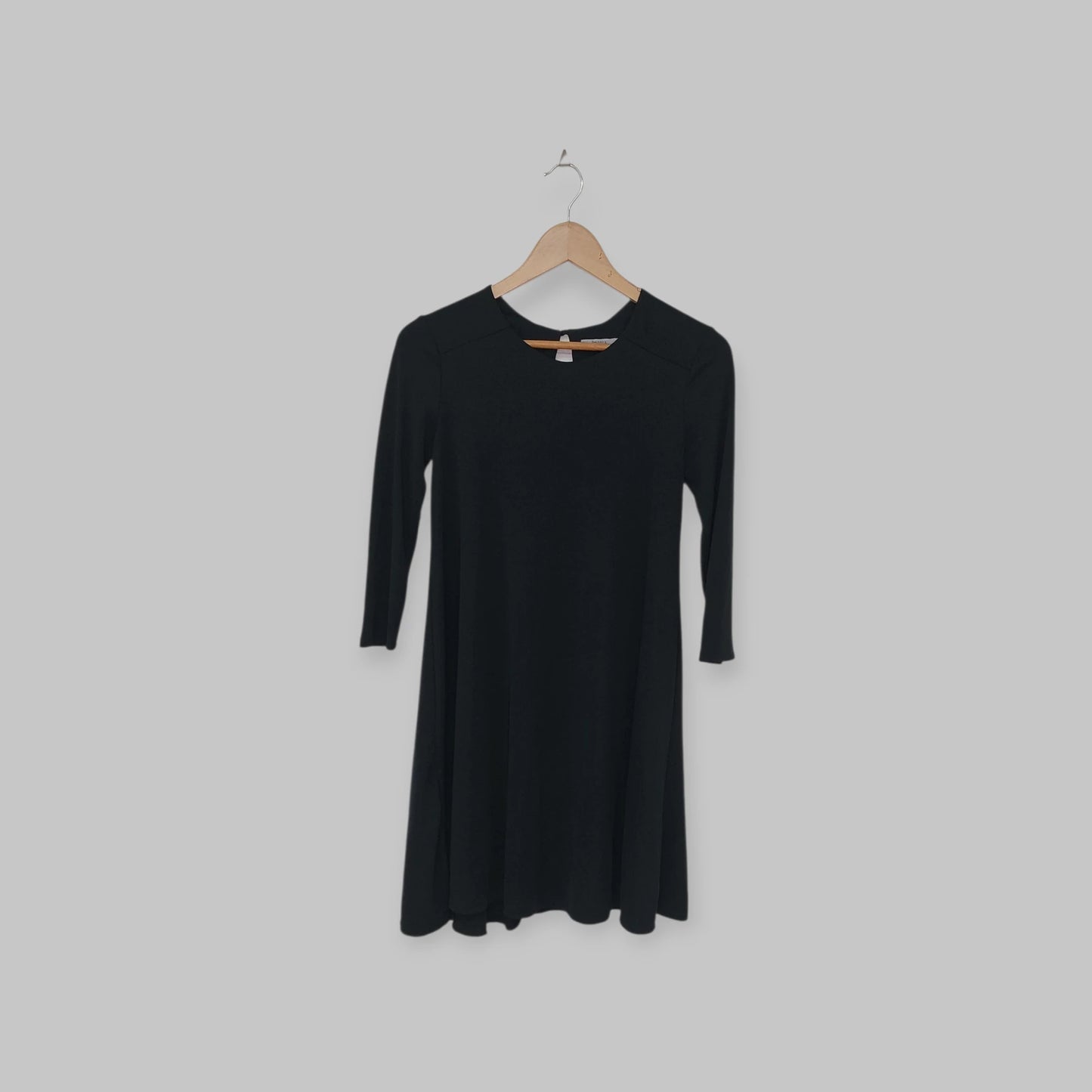 שמלת מיני שחורה BERSHKA | מידה S