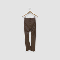 بنطلون جلد طويل بني BLANKNYC | مقاس XS