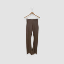بنطلون جلد طويل بني BLANKNYC | مقاس XS