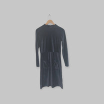 שמלת מידי כחולה ZIP | מידה XS