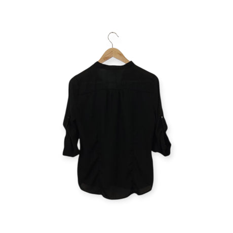 חולצה 3/4 שחורה מידה: 38 מותג:H&M | מידה M