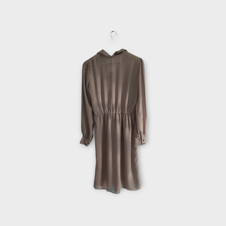שמלת מקסי אפורה | מידה 40
