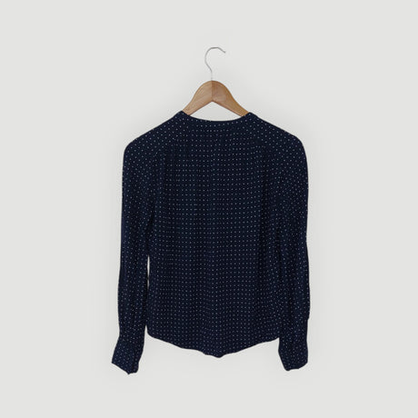 חולצה ארוך כחול עם משבצות, ZARA BASIC | מידה XS