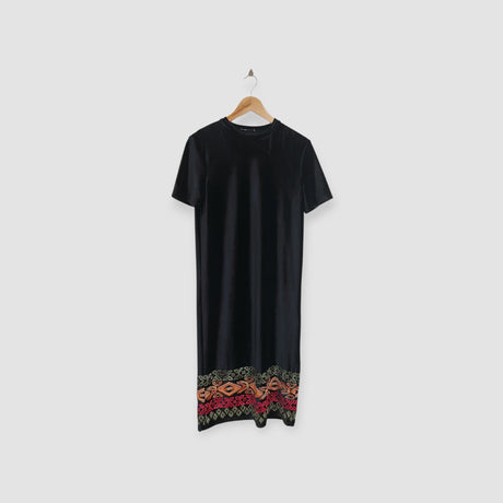 שמלת מקסי שחורה ZARA | מידה S