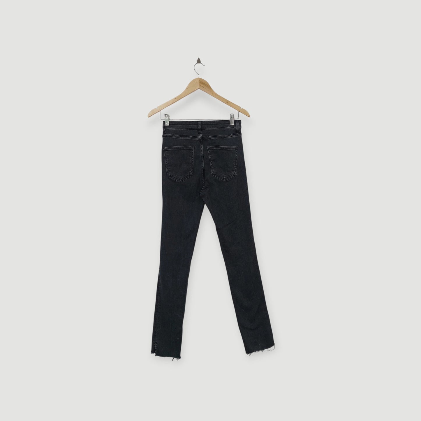 מכנס ג'ינס ארוך שחור, ZARA | מידה S