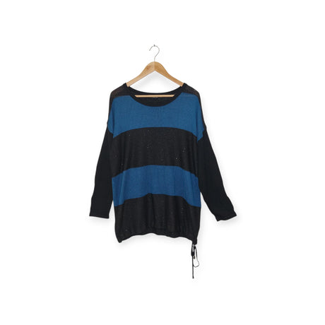 סריג שחור -כחול | מידה M