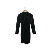 שמלת קטיפה ירוקה בקבוק | מידה M