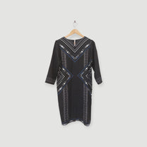 שמלת מידי הדפסים ZIP COLLECTION | מידה 40