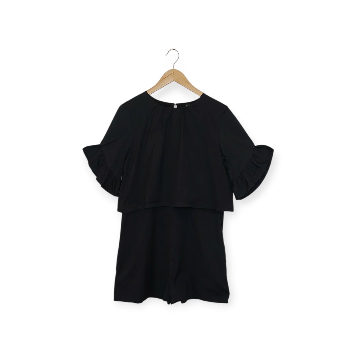 אוברול  קצר צבע שחור | מידה M