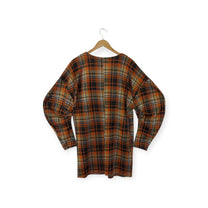 שמלת מיני משובצת | מידה L