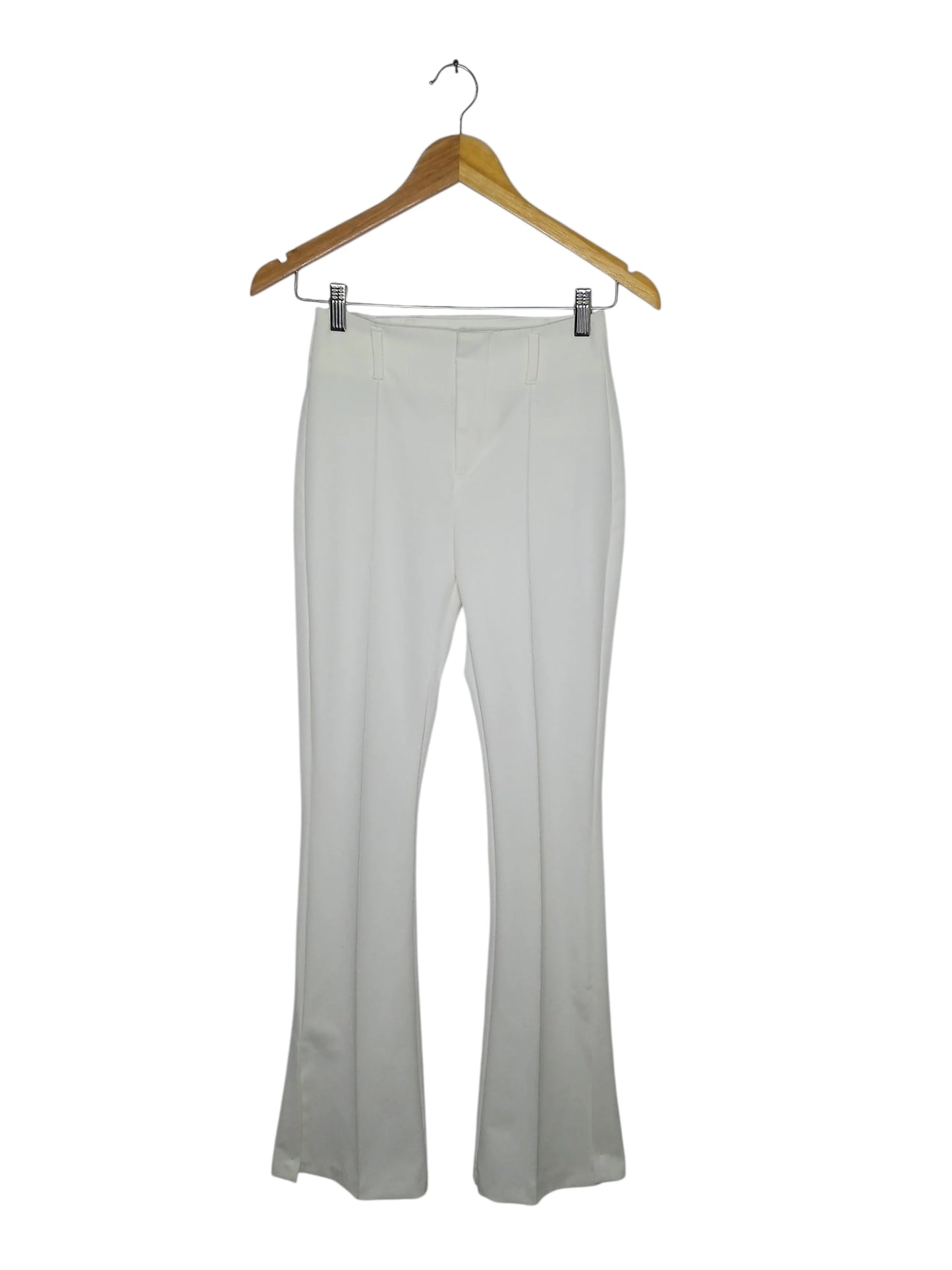 מכנס צבע לבן אלגנטי  מידה34 BERSHKA | מידה 34