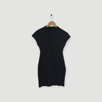שמלת מיני שחור נצנצים ZARA | מידה S