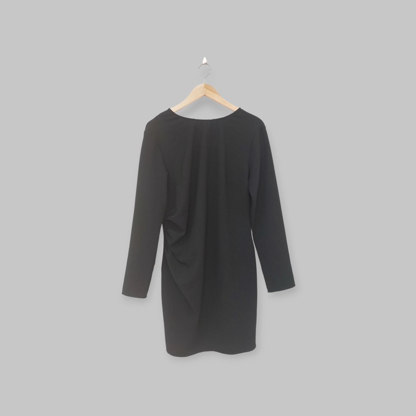 שמלת מידי שחורה H&M | מידה L