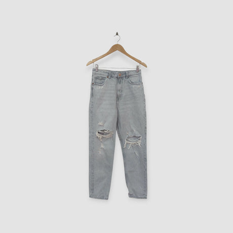 מכנס ג'ינס אפור בהיר ZARA | מידה M