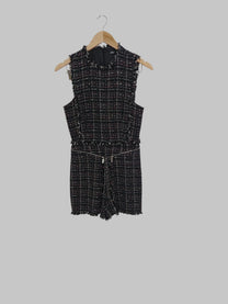 אוברול קצר משבצות ZARA | מידה S