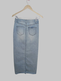 חצאית מקסי ג'ינס  תכלת REFUGE DENIM | מידה S